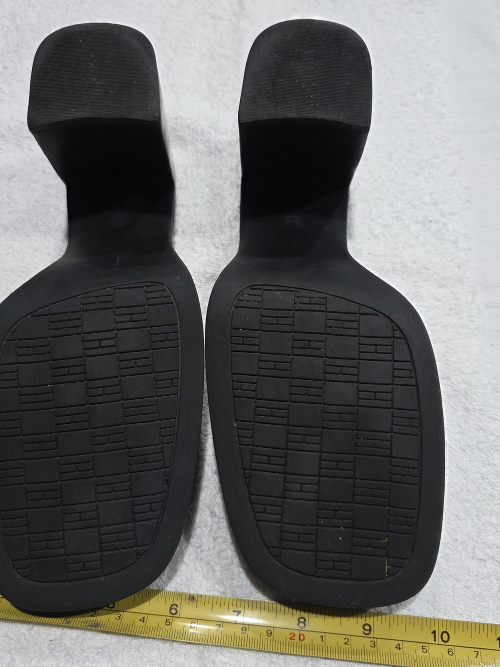 1990s Y2K Tommy Hilfiger Open Toe Sandal Slides Burgandy Red 8.5 - Picture 6 of 6